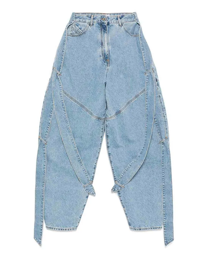 ATTICO Bootcut Jeans - Blau Blau