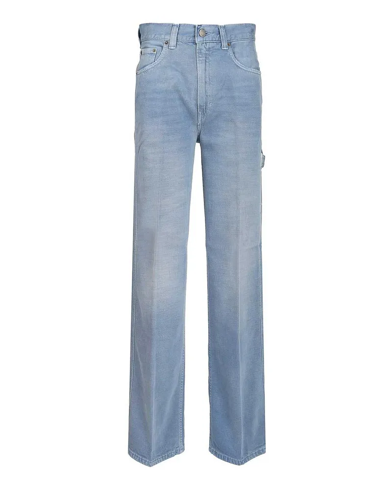 Haikure Straight Leg Jeans - Hellblau Hellblau
