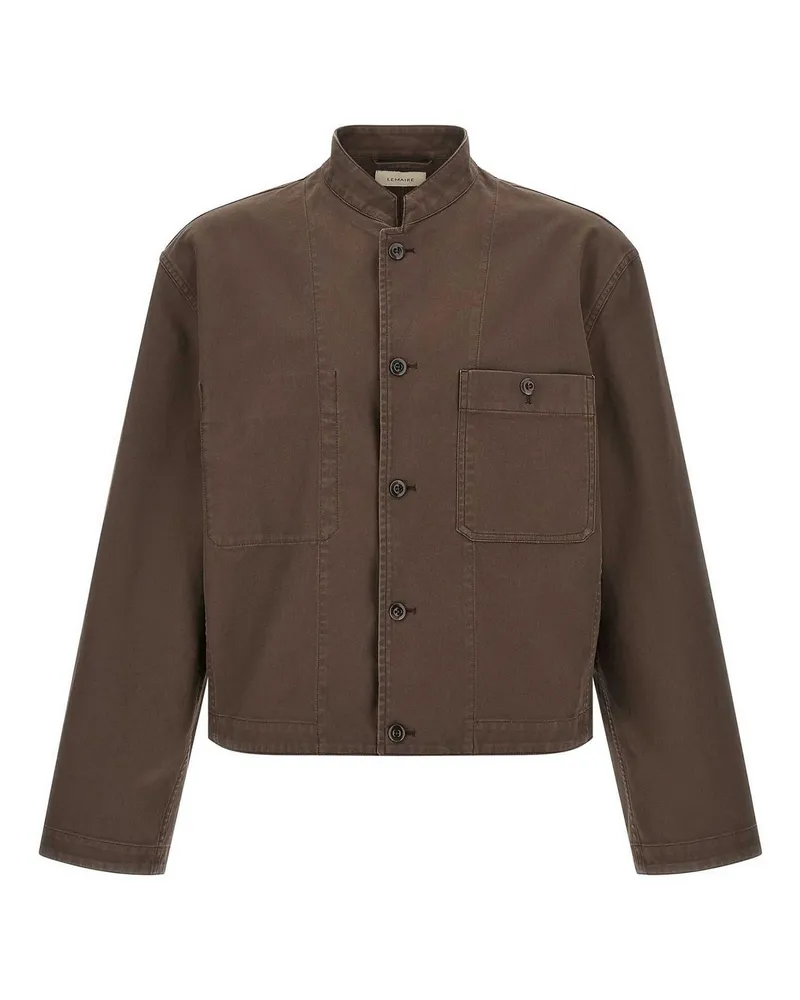Christophe Lemaire Casualjacke - Braun Braun