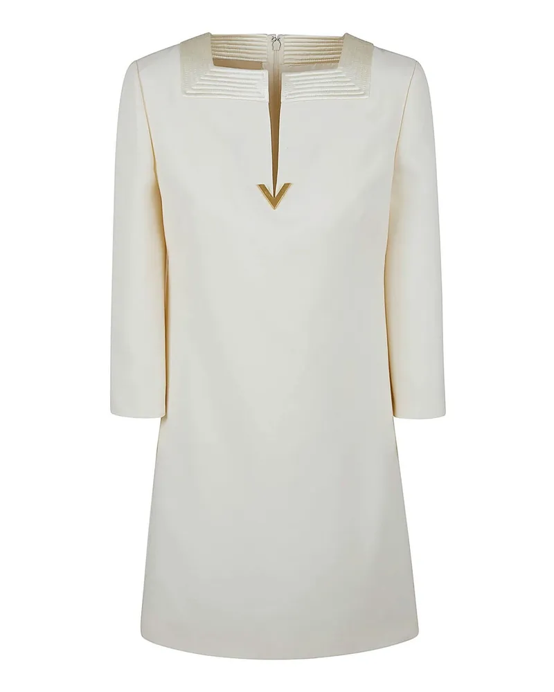 Valentino Garavani Knielanges Kleid - Creme Creme