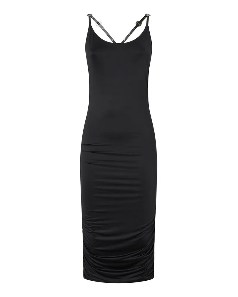 Pinko Knielanges Kleid - Schwarz Schwarz
