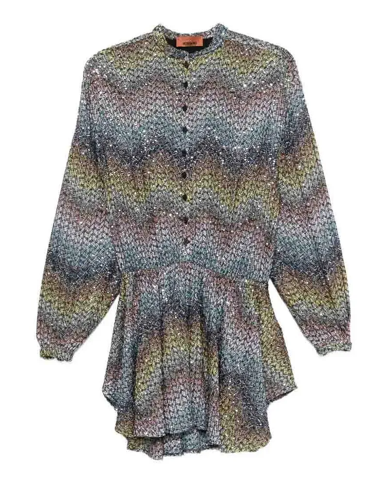 Missoni Kurzes Kleid - Bunt Bunt