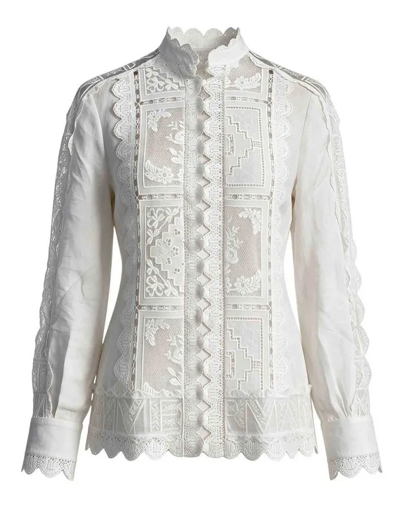 Zimmermann Bluse - Weiß Weiß