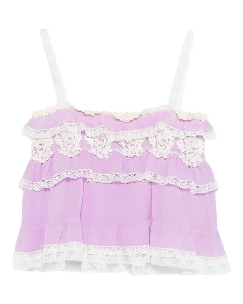 Alberta Ferretti Top - Lila Lila