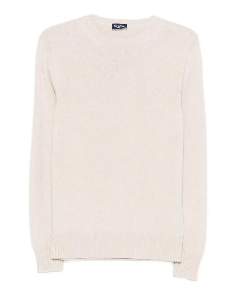 Drumohr  Rundhalspullover - Weiß Weiß