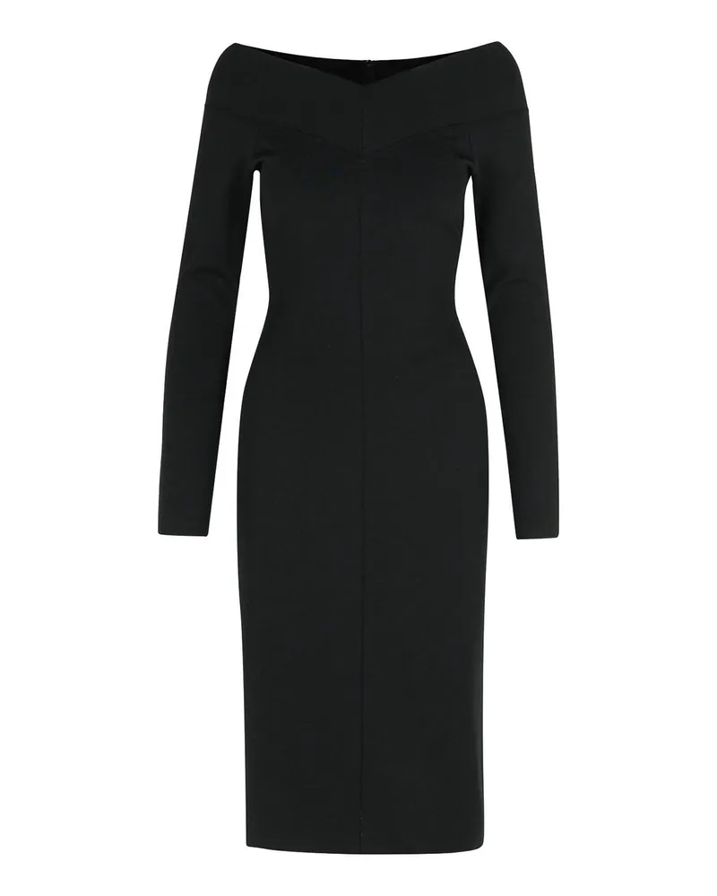 Stella McCartney Knielanges Kleid - Schwarz Schwarz