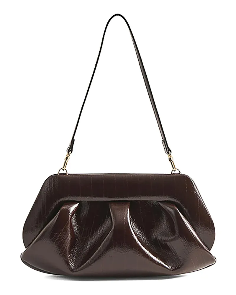 THEMOIRÈ Clutch - Braun Braun