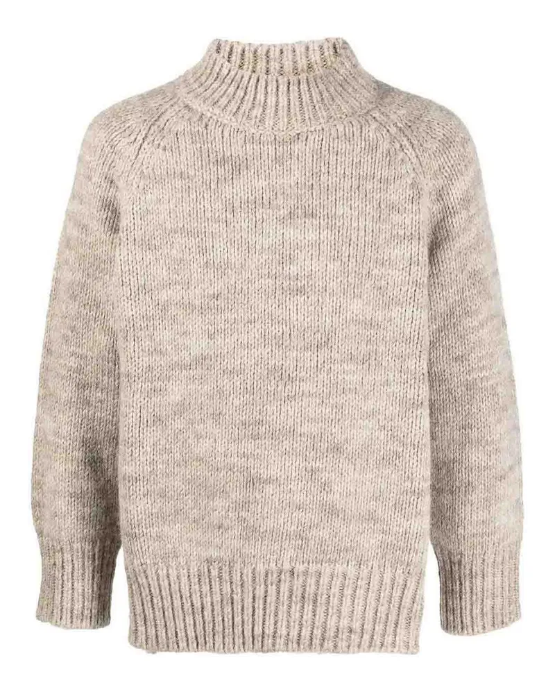 Maison Margiela Rundhalspullover - Hellbeige Hellbeige
