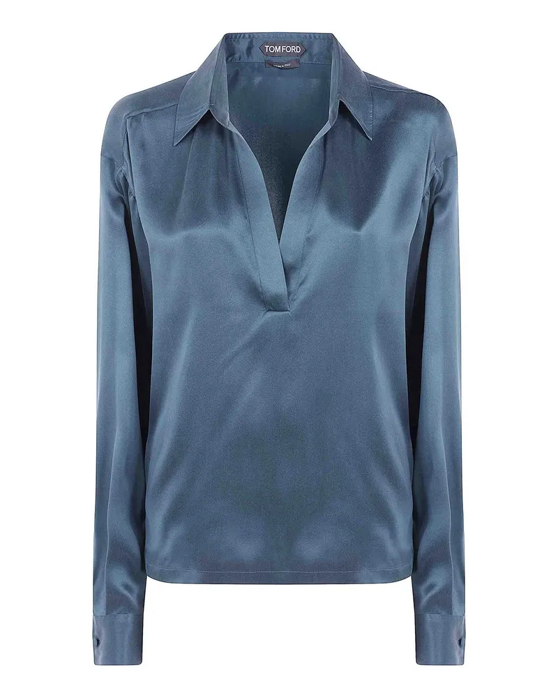 Tom Ford Poloshirt - Blau Blau