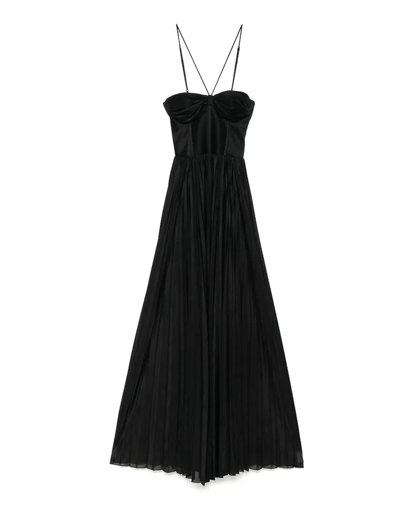 Pinko Knielanges Kleid - Schwarz Schwarz