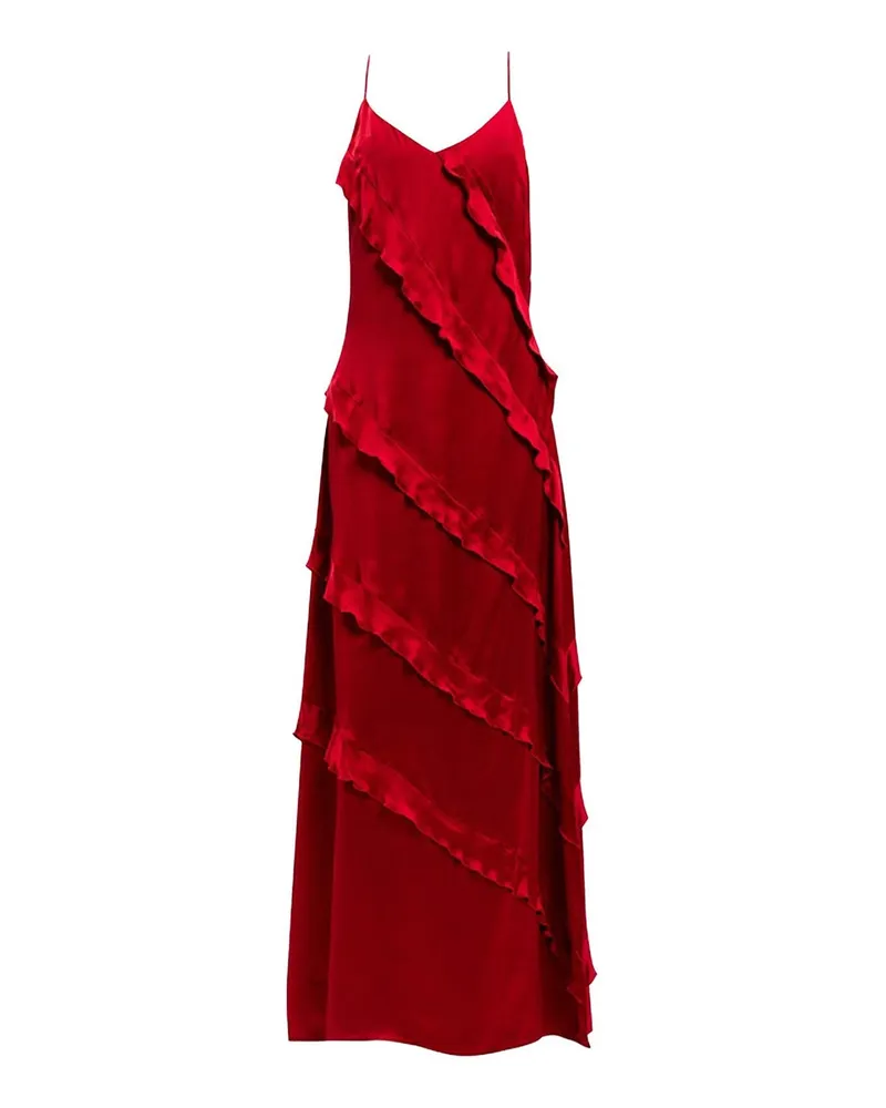 Twin-Set Knielanges Kleid - Rot Rot