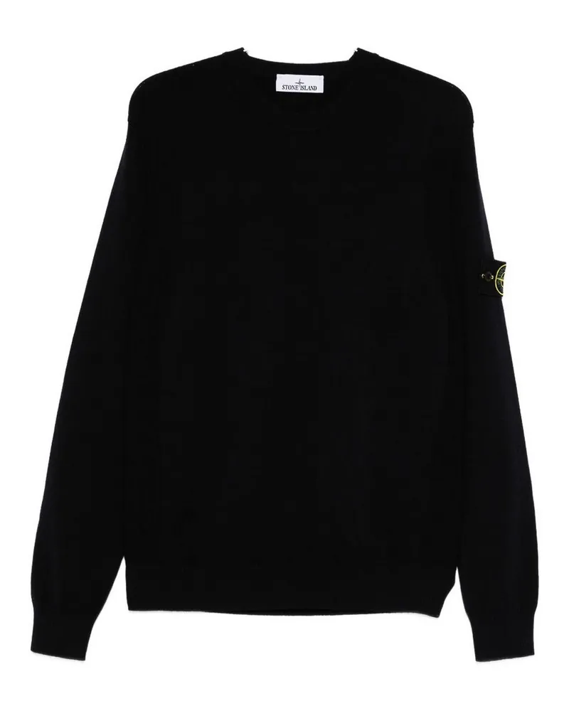 Stone Island Rundhalspullover - Blau Blau