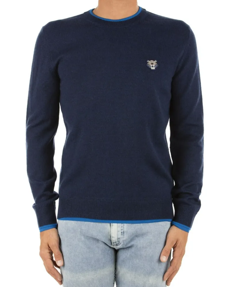 Kenzo Rollkragenpullover - Blau Blau