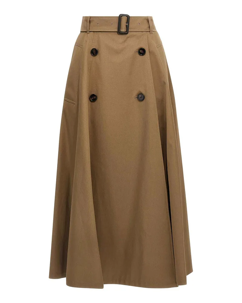 Burberry Midirock - Braun Braun
