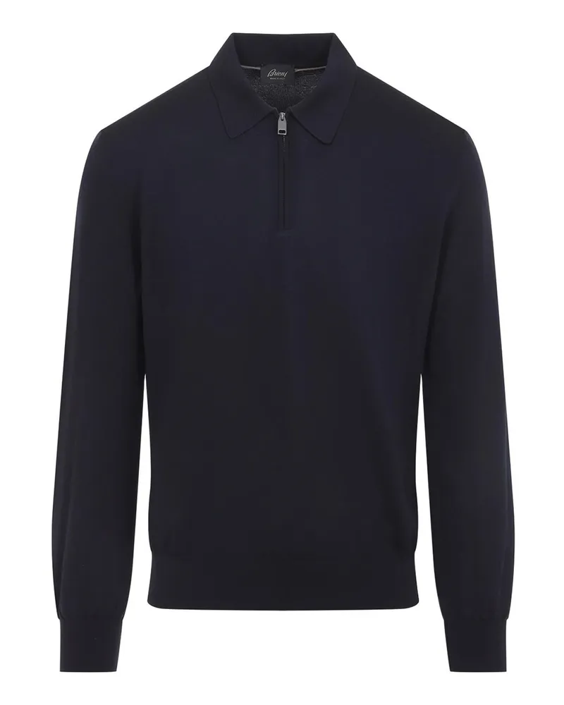 Brioni Poloshirt - Blau Blau