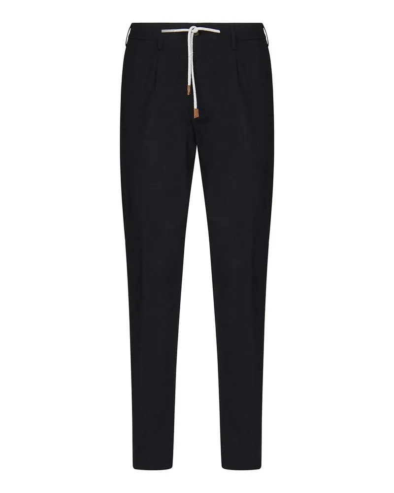 Eleventy Casual Hose - Blau Blau