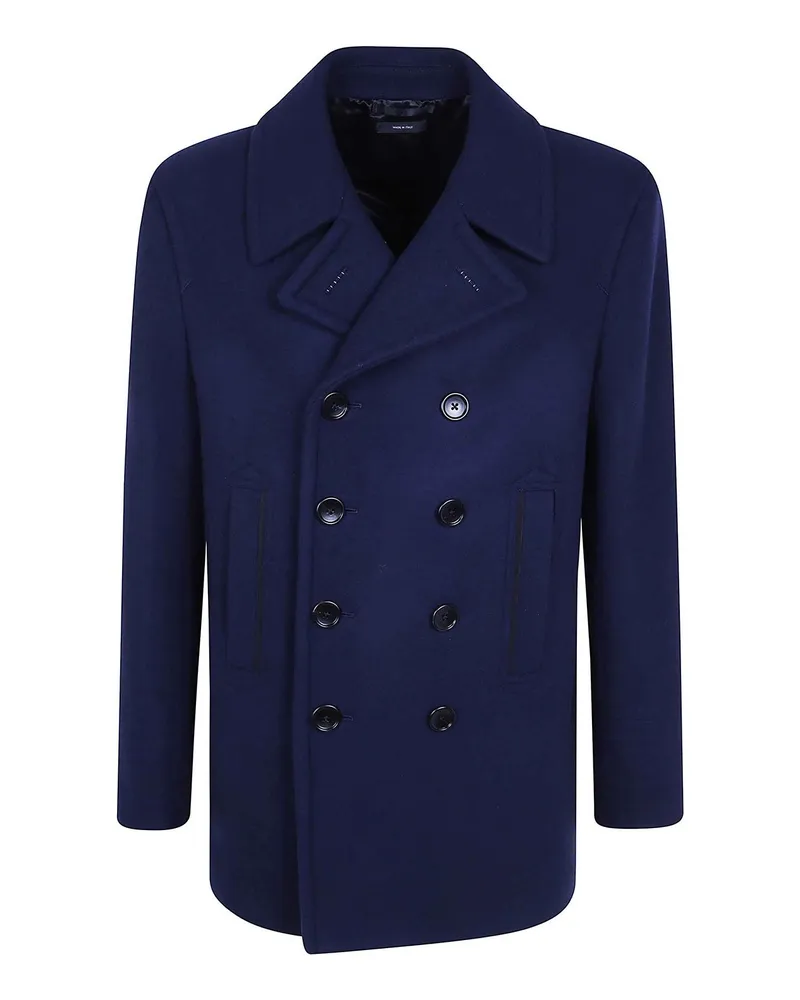 Tom Ford Kurzer Mantel - Blau Blau