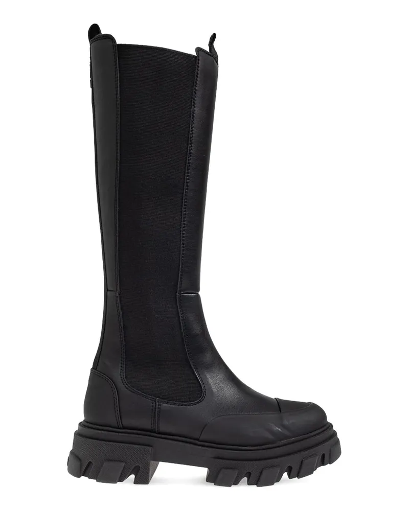 Ganni Stiefel - Schwarz Schwarz