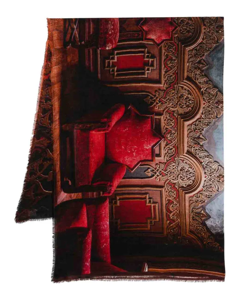 Faliero Sarti Schal - Rot Rot