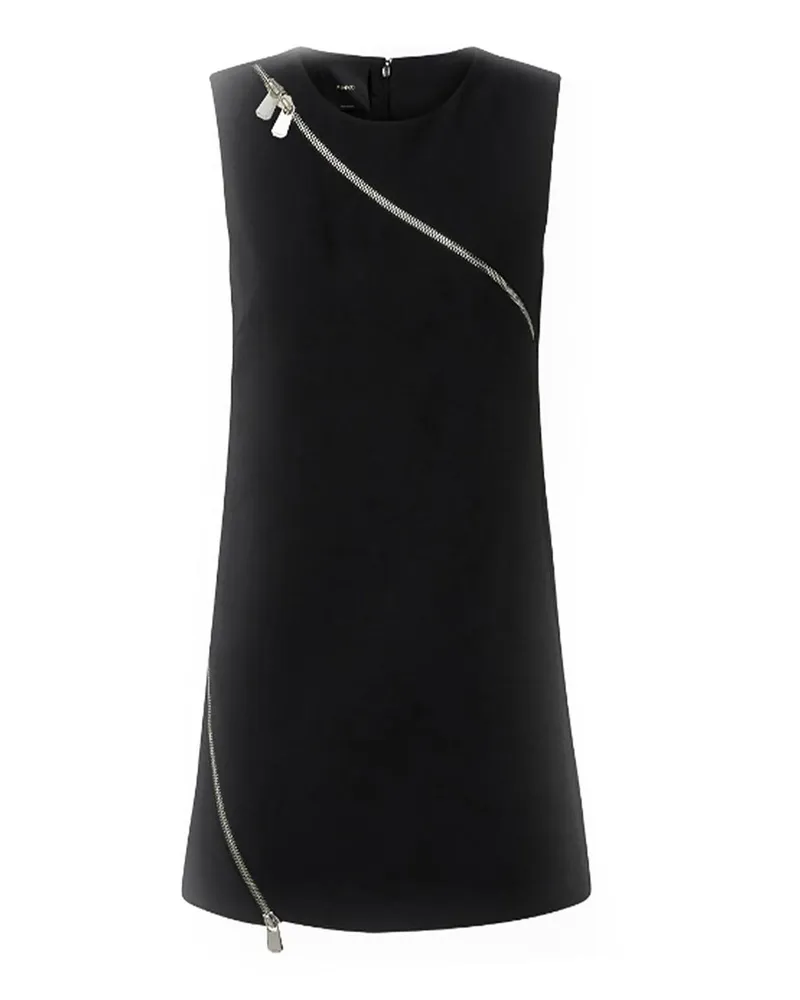 Pinko Knielanges Kleid - Schwarz Schwarz