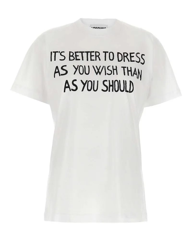 Moschino T-Shirt - Weiß Weiß