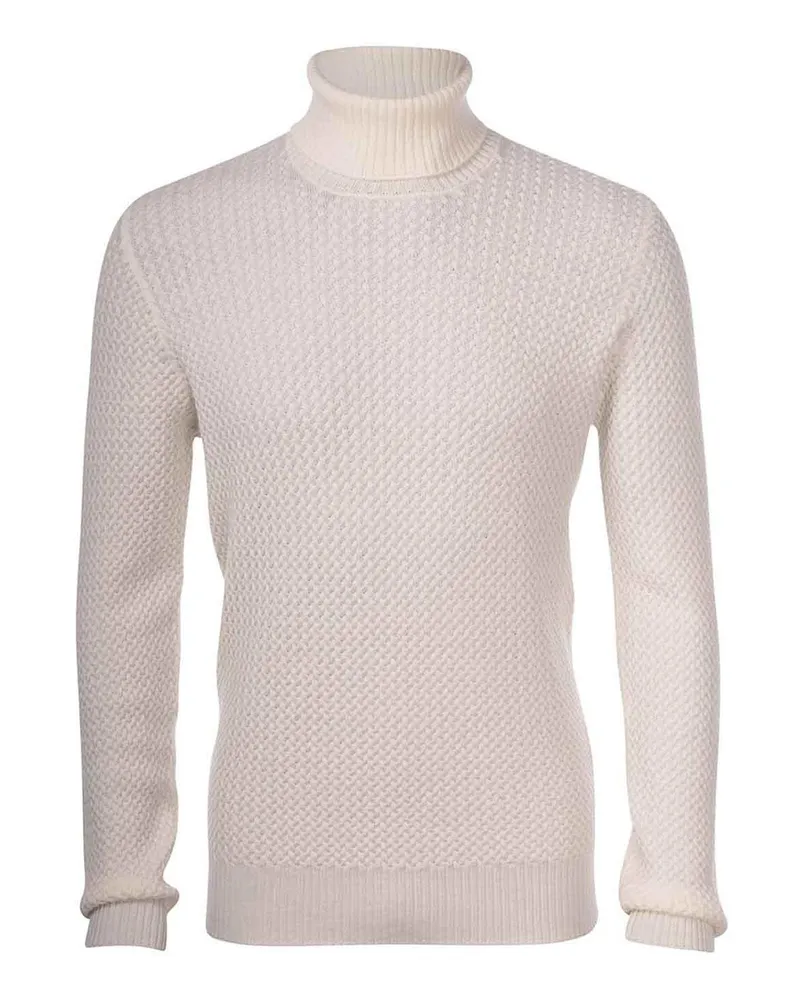 Gran Sasso Rollkragenpullover - Weiß Weiß