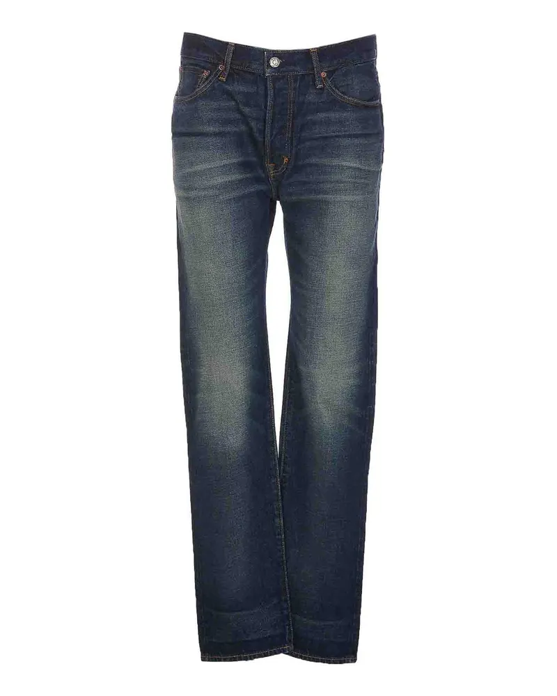 Tom Ford Straight Leg Jeans - Blau Blau