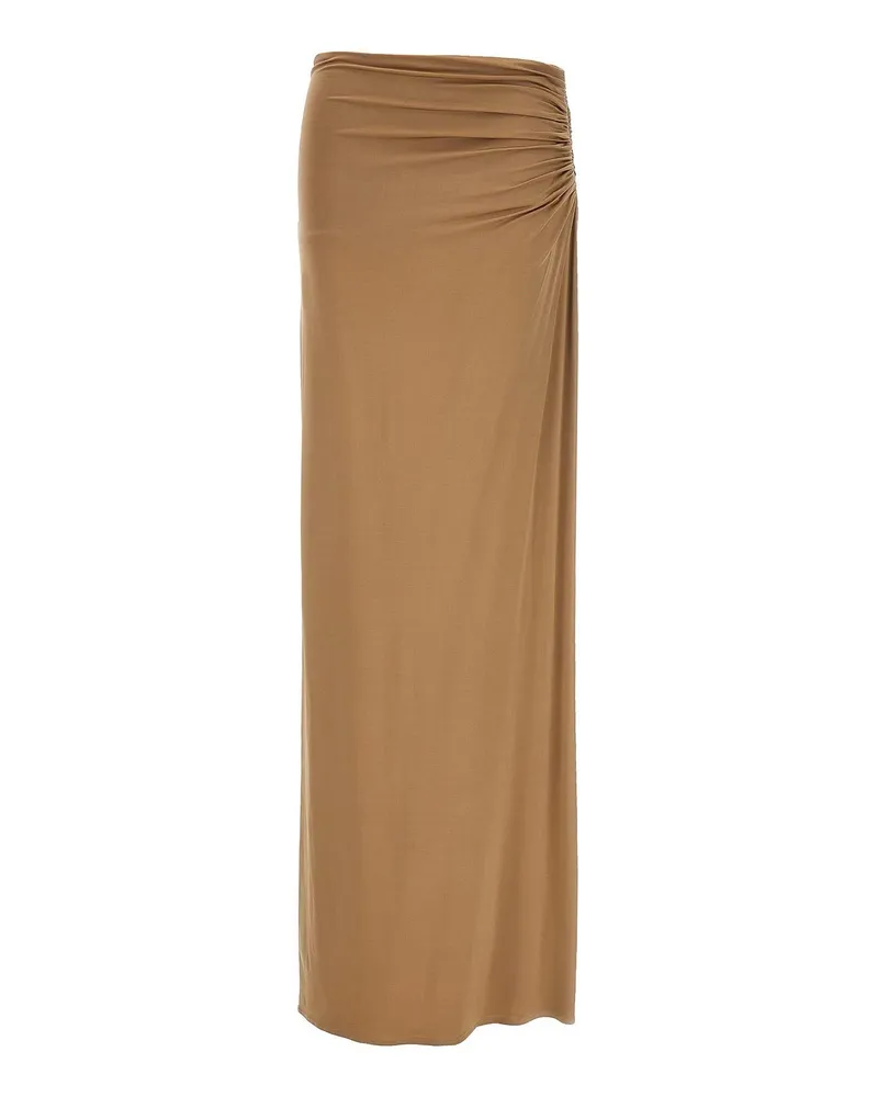 Magda Butrym Langer Rock - Beige Beige