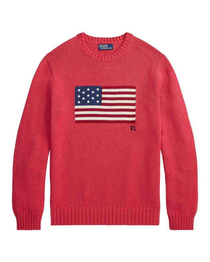 Ralph Lauren Rundhalspullover - Rot Rot