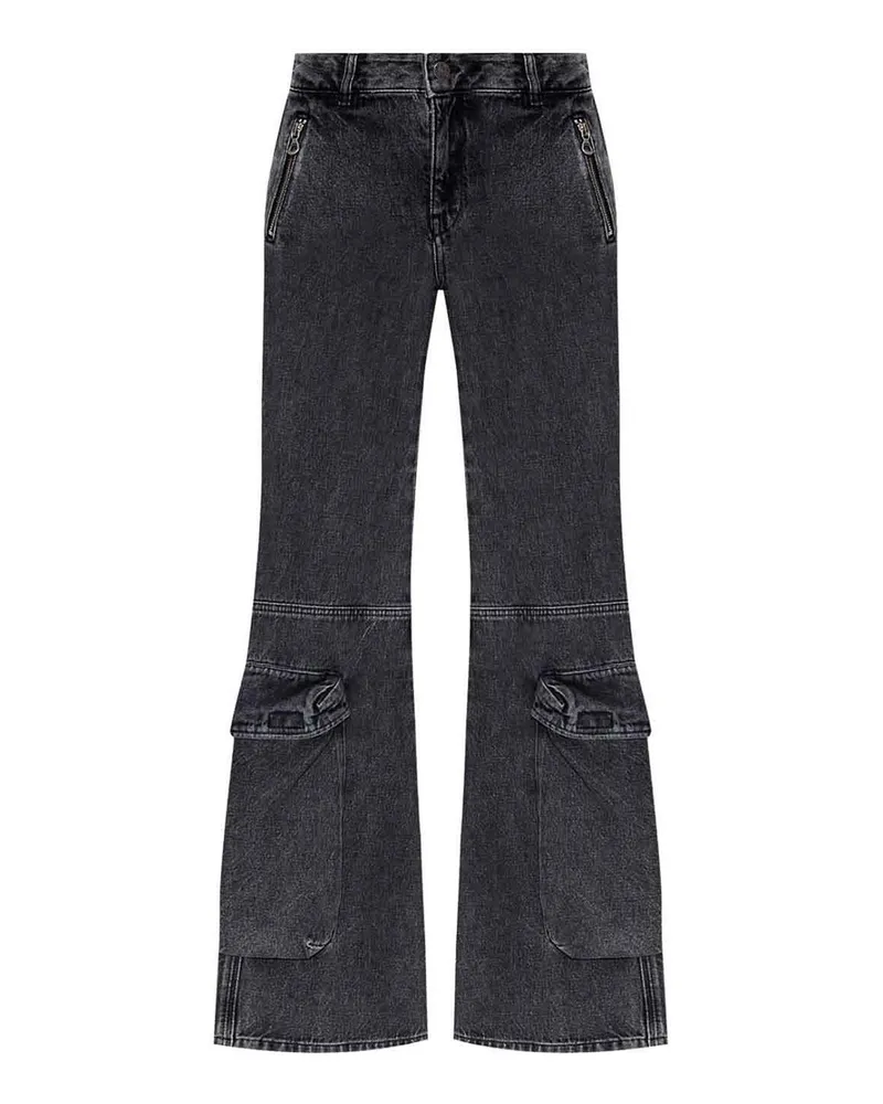 Diesel Straight Leg Jeans - Schwarz Schwarz