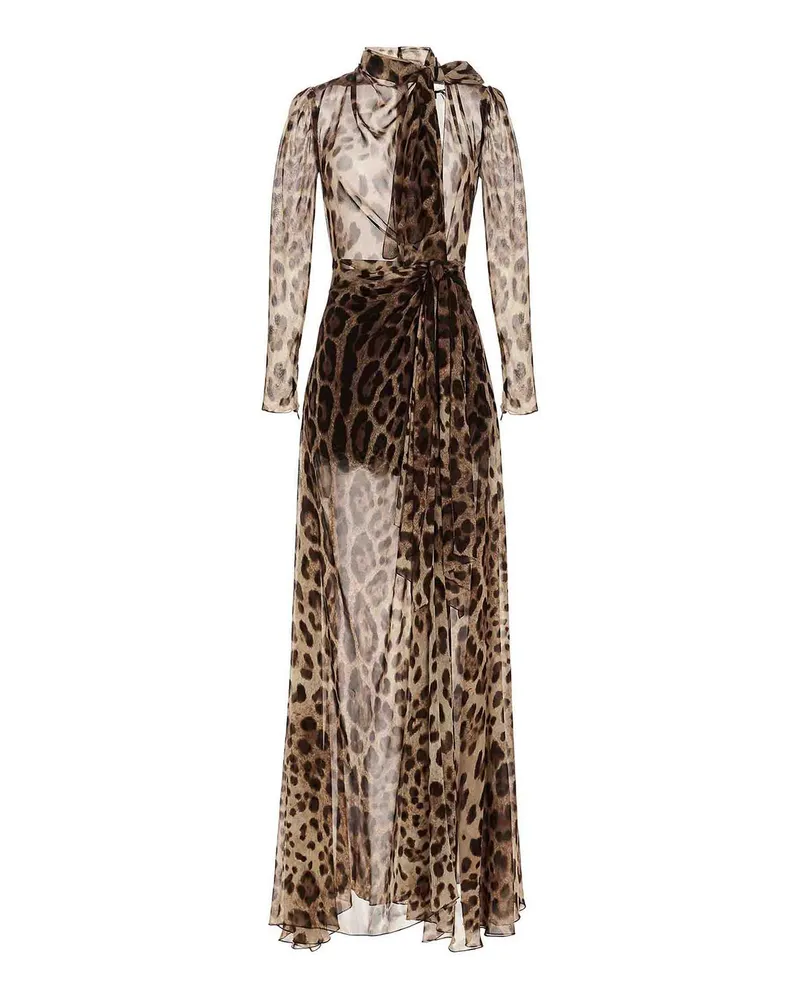 Dolce & Gabbana Maxikleid - Braun Braun