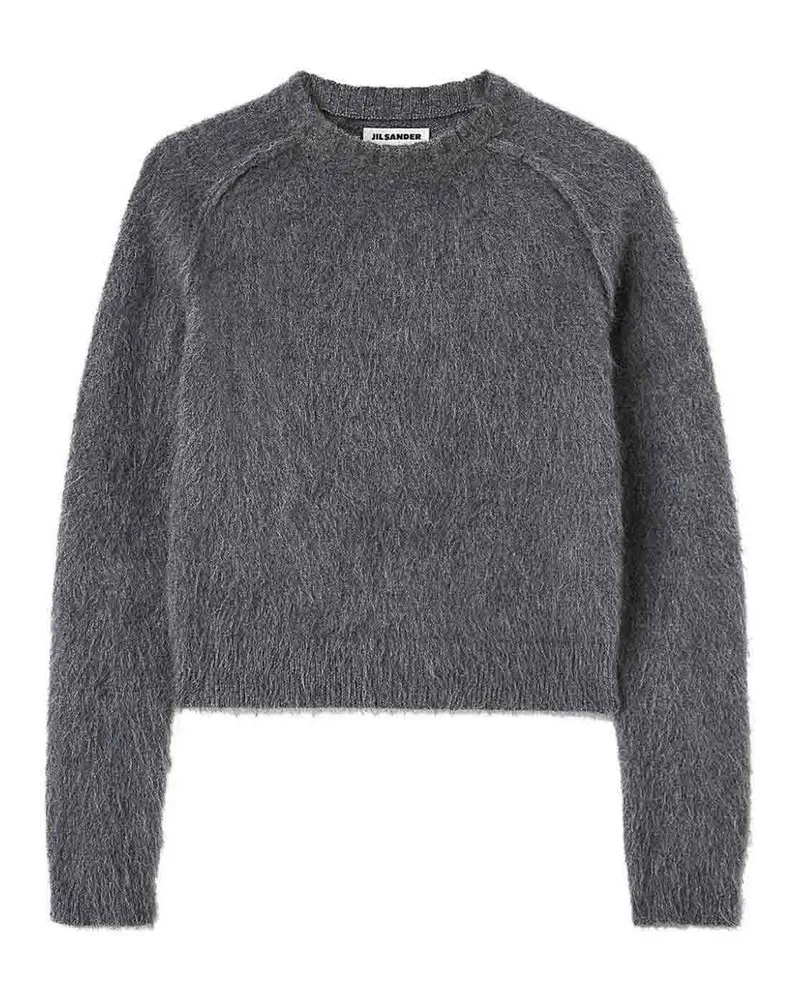 Jil Sander Rundhalspullover - Grau Grau