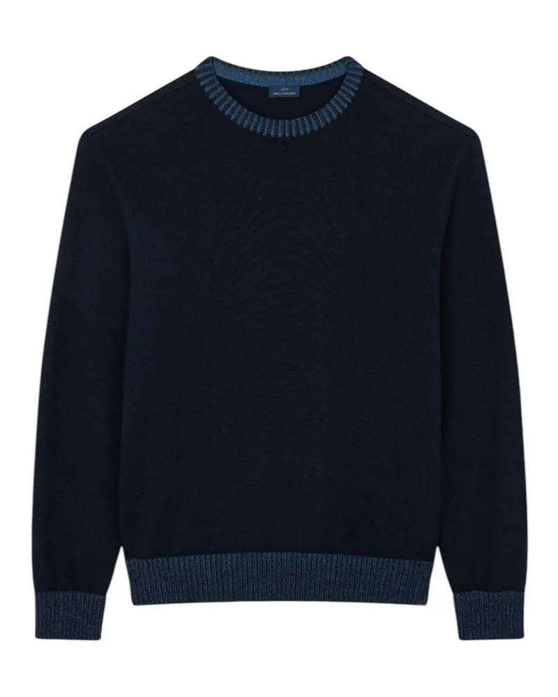 Paul & Shark Rundhalspullover - Blau Blau