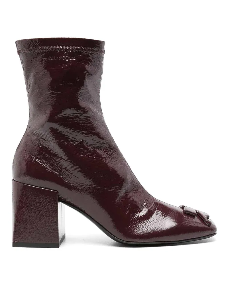 Courrèges Stiefel - Dunkelrot Dunkelrot