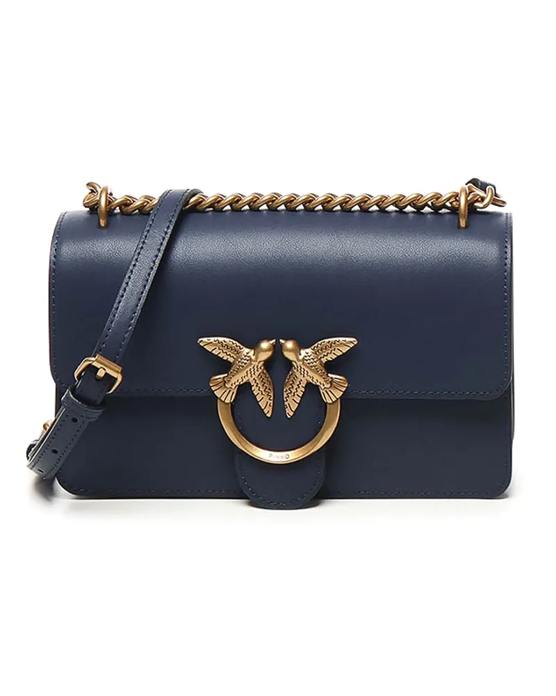 Pinko Schultertasche - Jeansblau Jeansblau