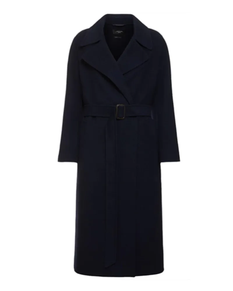 Max Mara Kurzer Mantel - Schwarz Schwarz