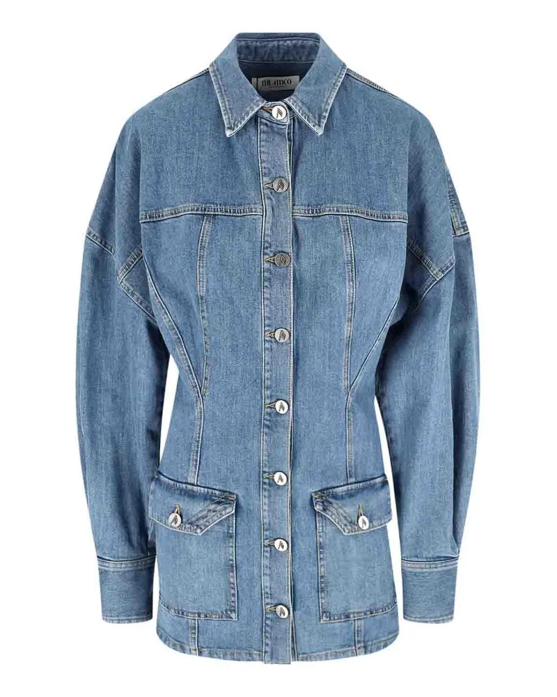 ATTICO Kurzes Kleid - Blau Blau