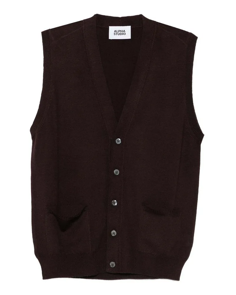 Alpha Studio Weste - Braun Braun