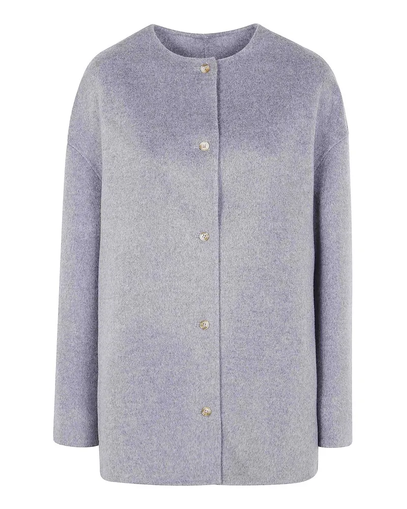 Loulou Studio Kurzer Mantel - Grau Grau