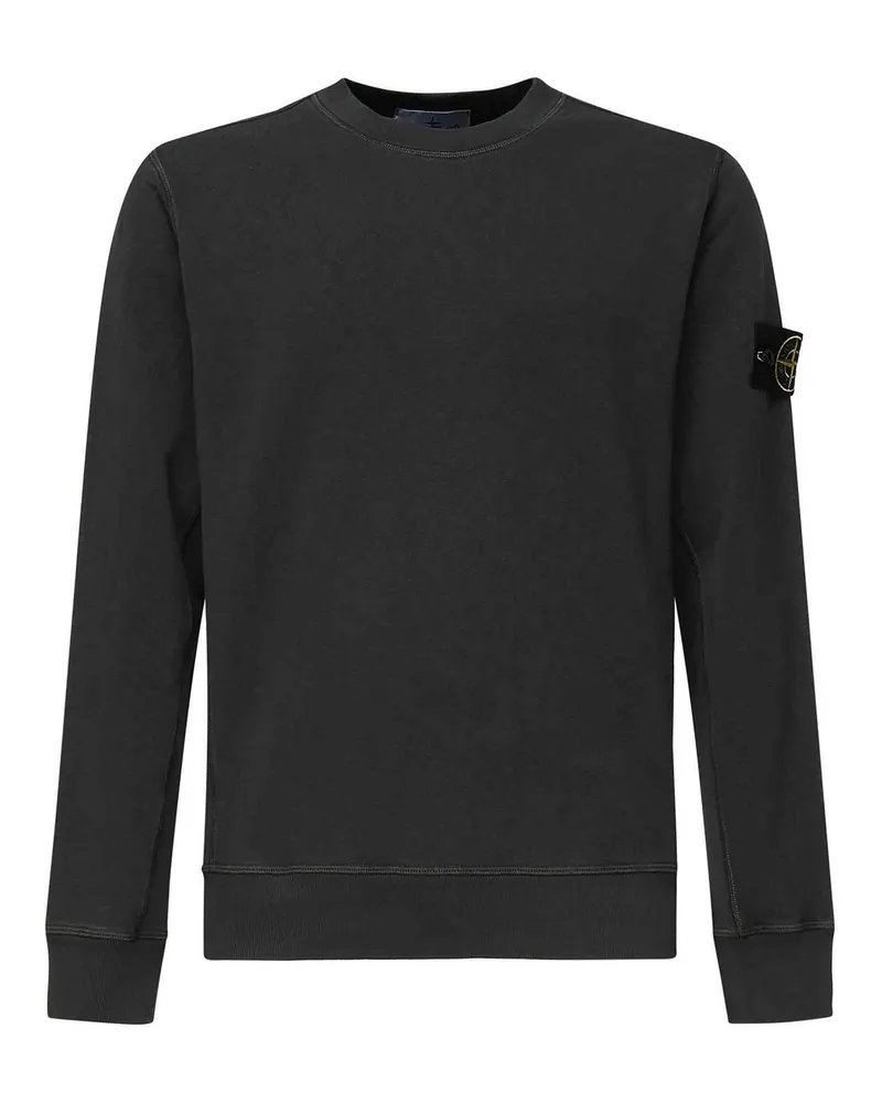 Stone Island Rundhalspullover - Grau Grau