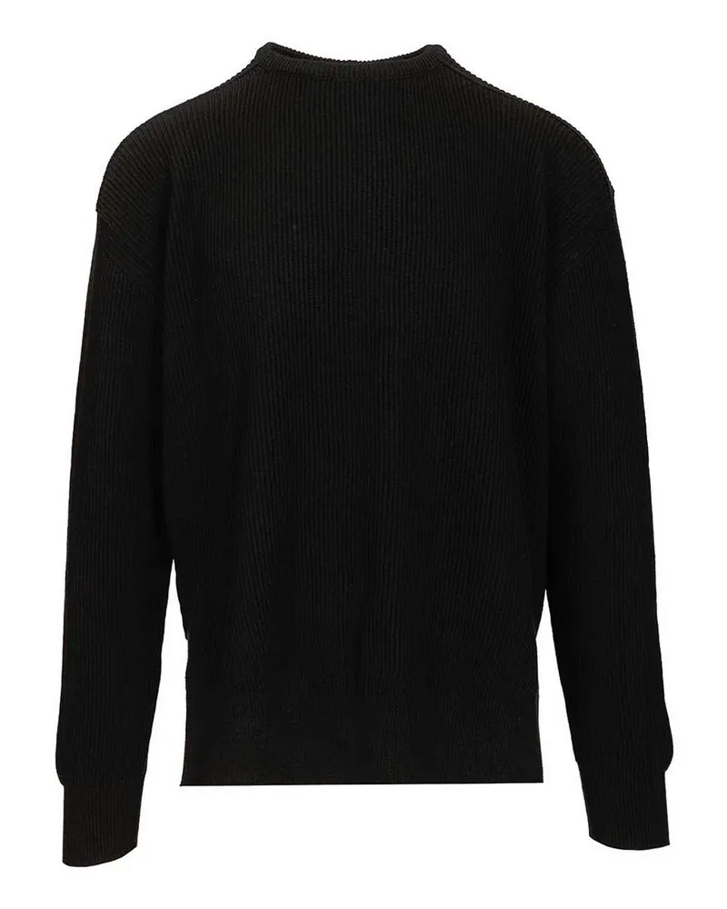 Rick Owens Rundhalspullover - Schwarz Schwarz