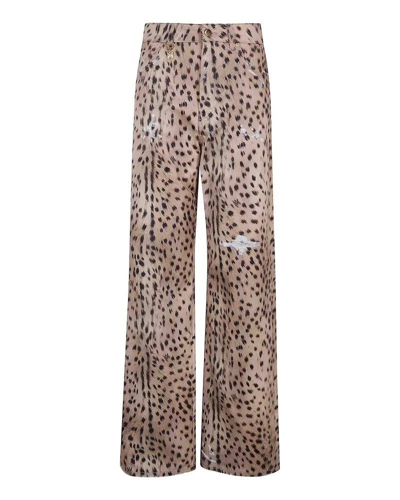 Amiri Straight Leg Jeans - Braun Braun