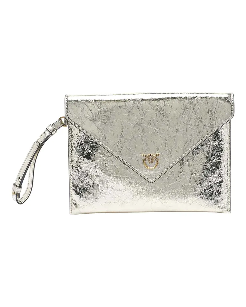 Pinko Clutch - Silber Silber