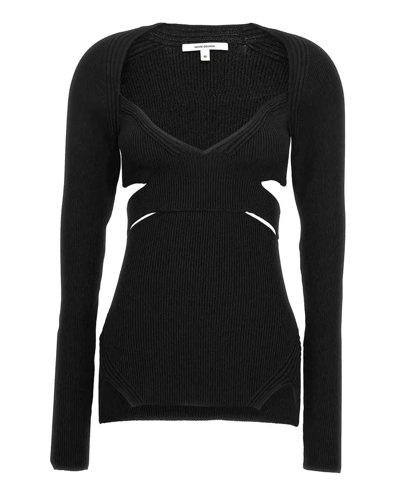 Nensi Dojaka Cardigan - Schwarz Schwarz