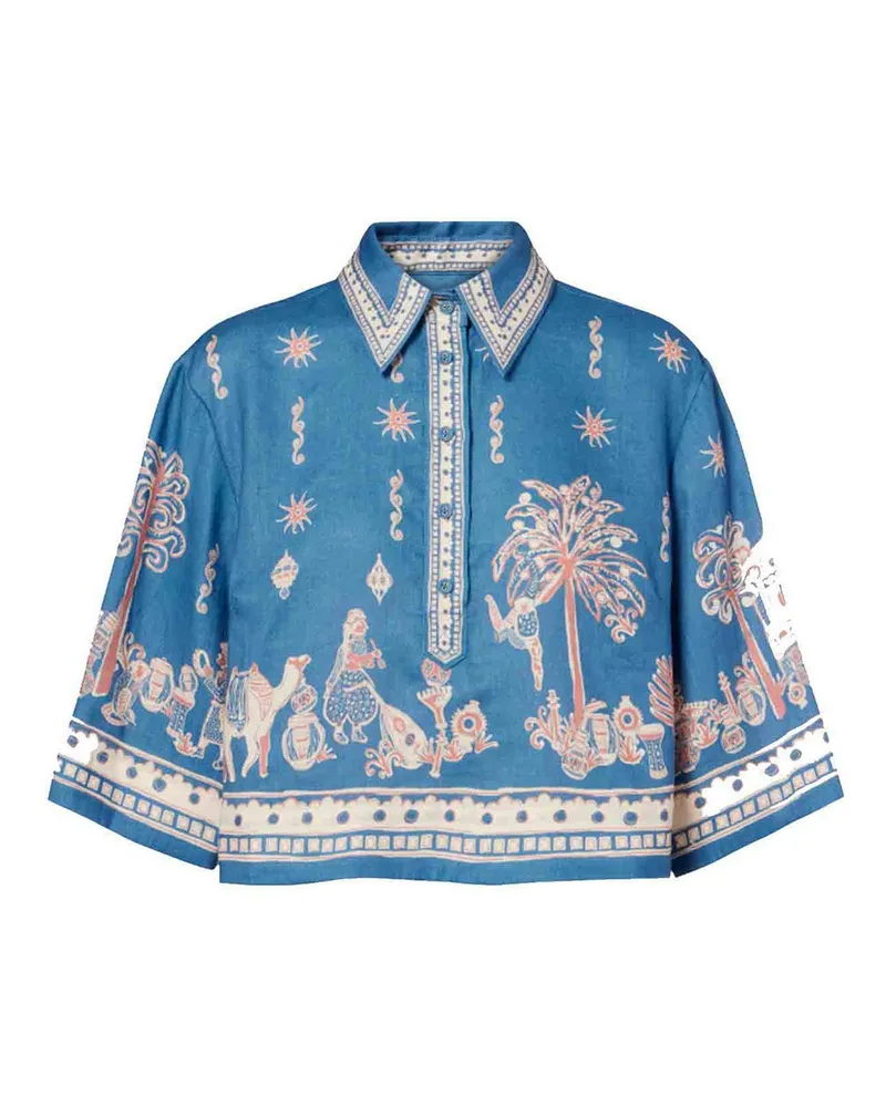 ALEMAIS Hemd - Blau Blau