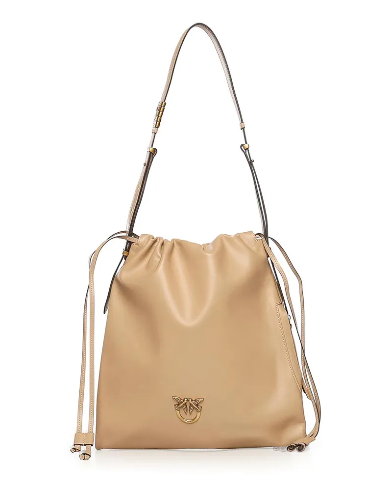 Pinko Schultertasche - Camel Camel