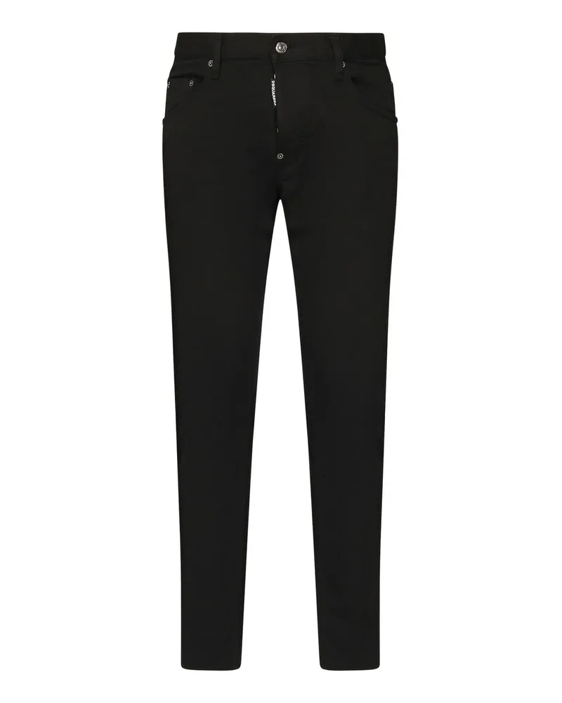 Dsquared2 Straight Leg Jeans - Schwarz Schwarz