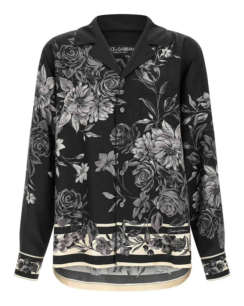 Dolce & Gabbana Hemd - Schwarz Schwarz