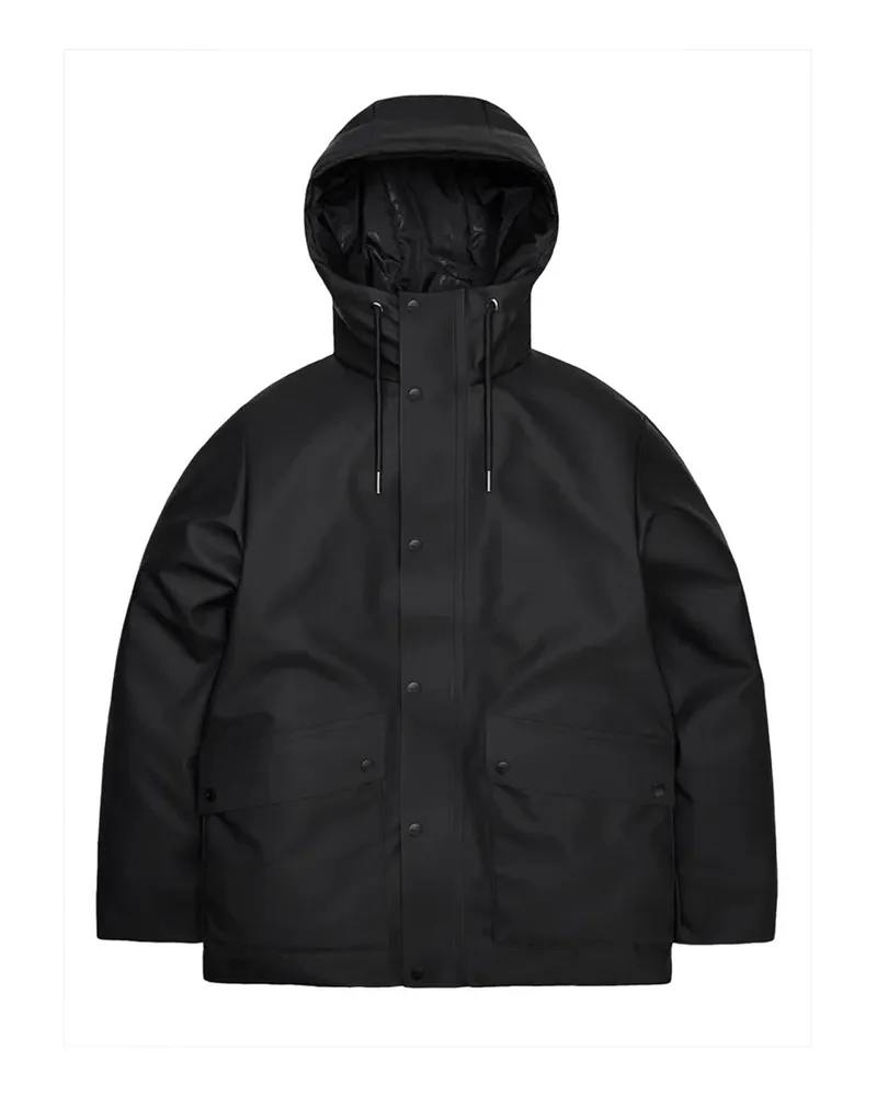 RAINS Parka - Schwarz Schwarz