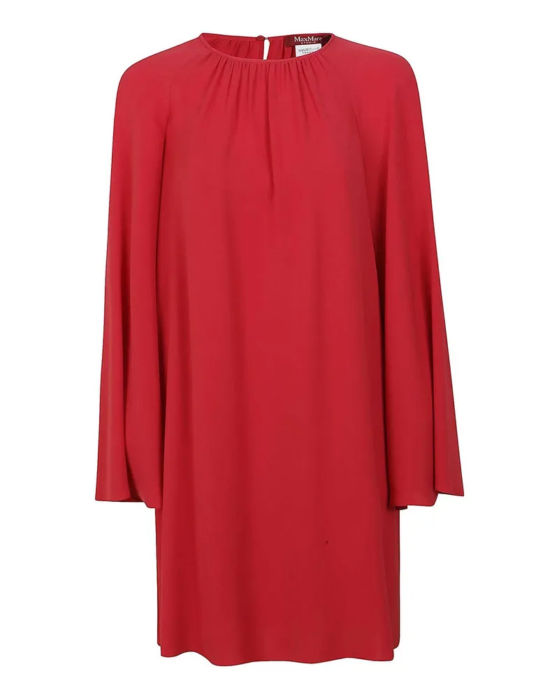 Max Mara Knielanges Kleid - Rot Rot